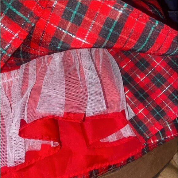 NWOT George Infant Toddler Plaid Christmas Dress Sz 18M - Picture 6 of 6